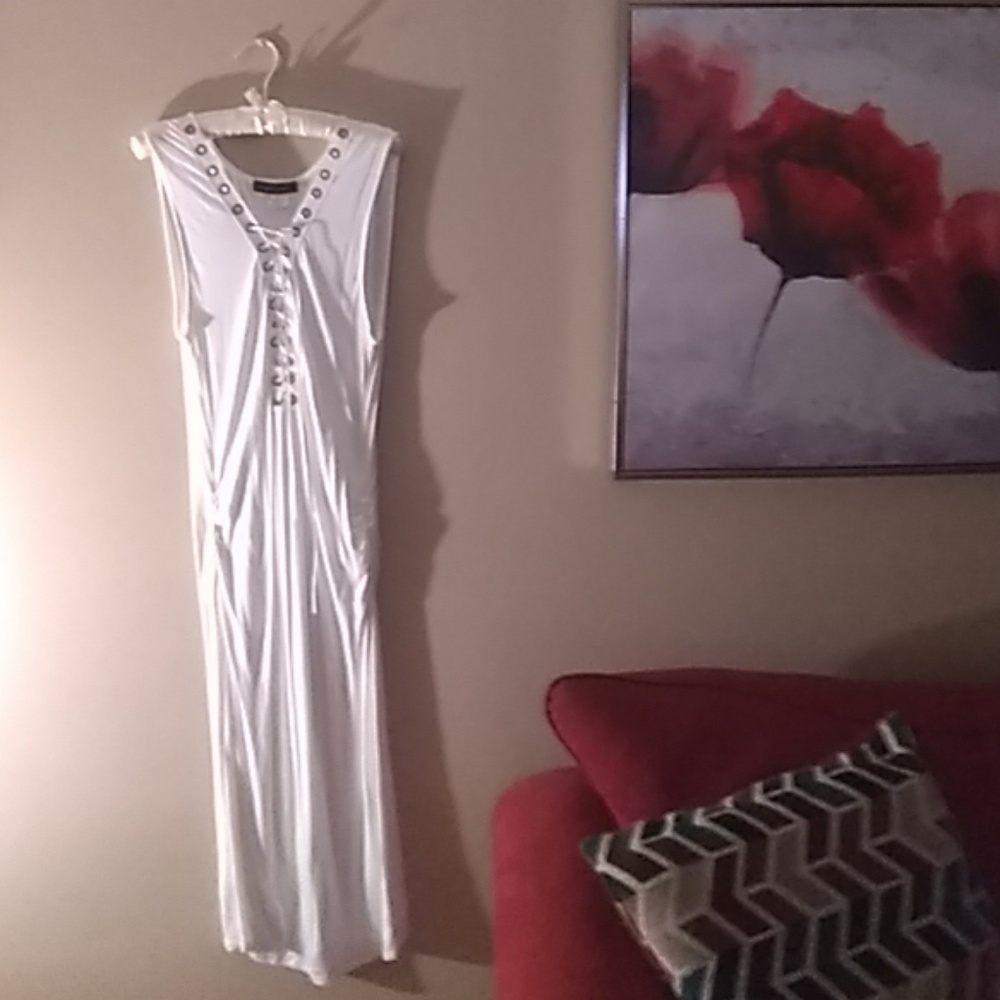 Cream & Gold Color Dress